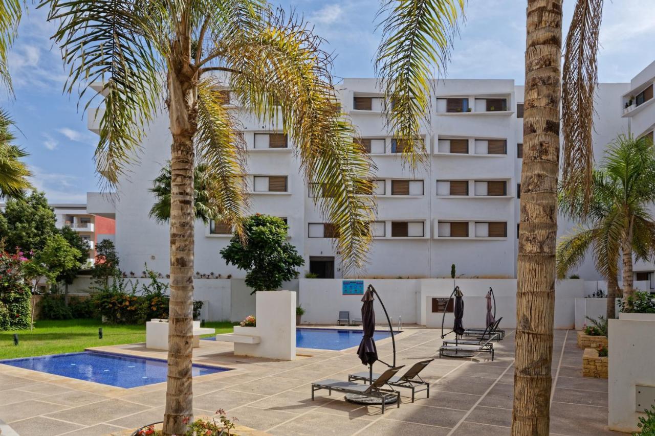 Luxury Apartment 90Sqm With Pool Near Beach Wifi Unlimited Optical Fiber Agadir Exterior photo